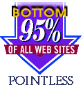 Bottom 95% of all websites badge.