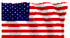 Animated American flag.