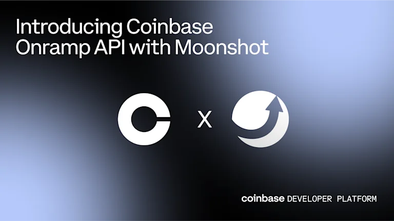 Onramp API announcement